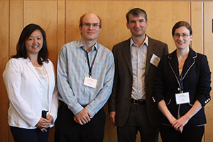 From left to right: Wendy Moe, Olivier Toubia, Nicholas Lurie, Sarah Moore
